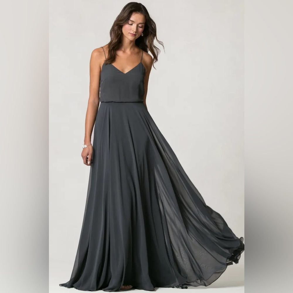 Jenny Yoo Inesse Dress in Storm | Size 8